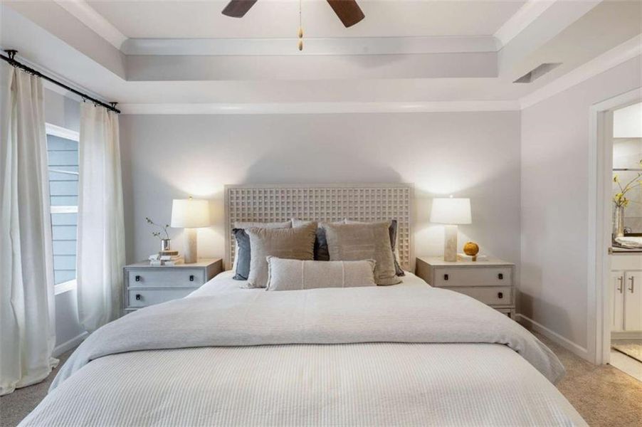 Furnished interior view inside a new home in , Conyers (Image 31).