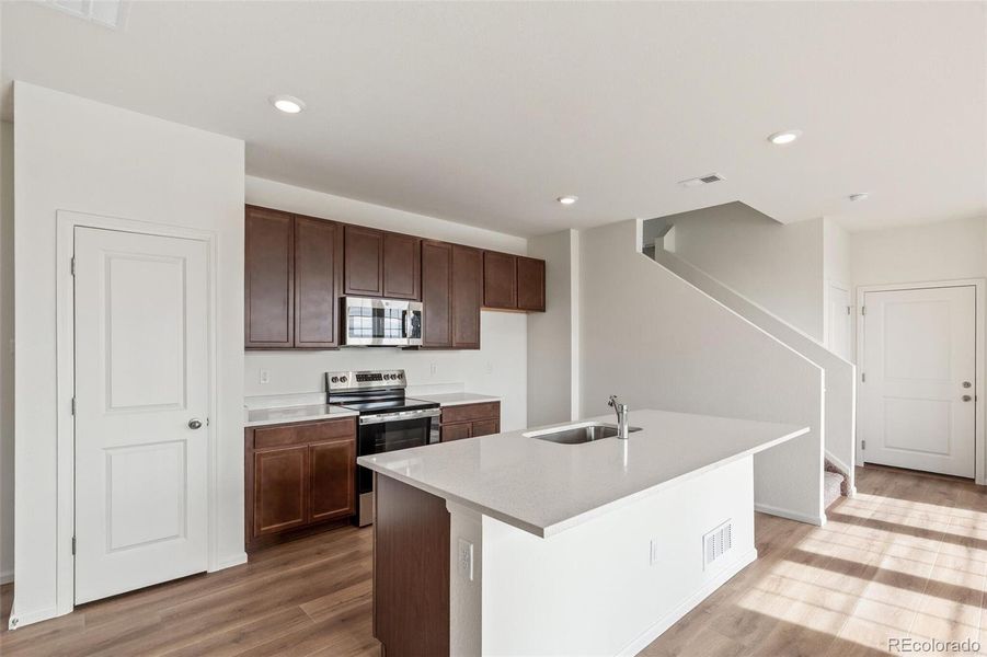 Furnished interior view inside a new home in Sky Ranch Villas, Watkins (Image 12). Furnished interior view inside a new home in Sky Ranch Villas, Watkins (Image 12).