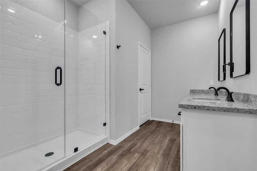 Furnished interior view inside a new home in , Cleveland (Image 9).