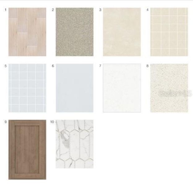 Sample of building materials used in homes in Skye Ranch Community Group Page, Sarasota (Image 14).