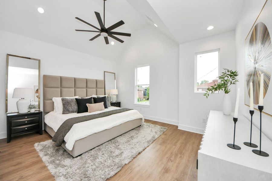 Furnished interior view inside a new home in , Houston (Image 17).