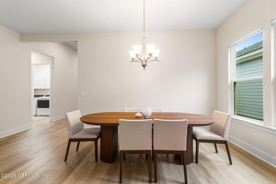 Furnished interior view inside a new home in , Jacksonville (Image 13).