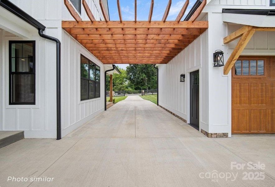 Exterior details and patio area of a home in , Mills River (Image 4). Exterior details and patio area of a home in , Mills River (Image 4).
