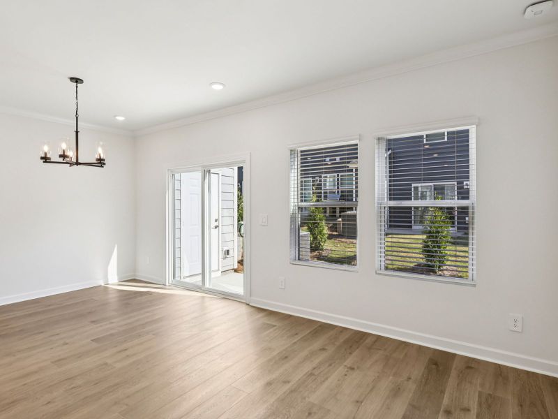 Spacious, unfurnished interior of a new home in Meadows at Wilson Farms - The Summit Series, Fort Mill (Image 10). Spacious, unfurnished interior of a new home in Meadows at Wilson Farms - The Summit Series, Fort Mill (Image 10).