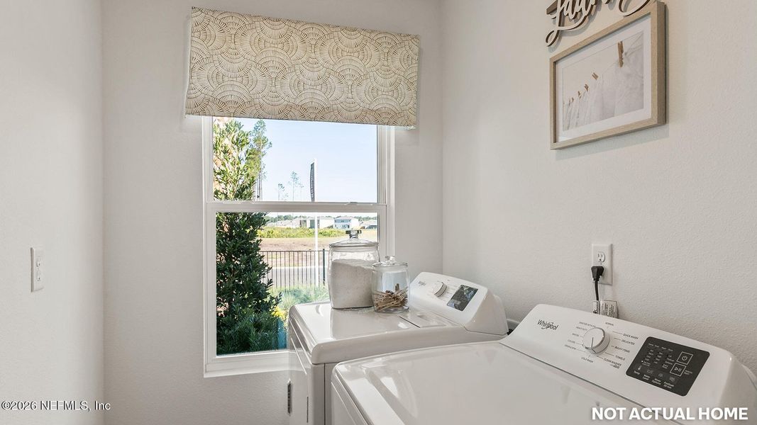 Furnished interior view inside a new home in Rookery, Green Cove Springs (Image 14).