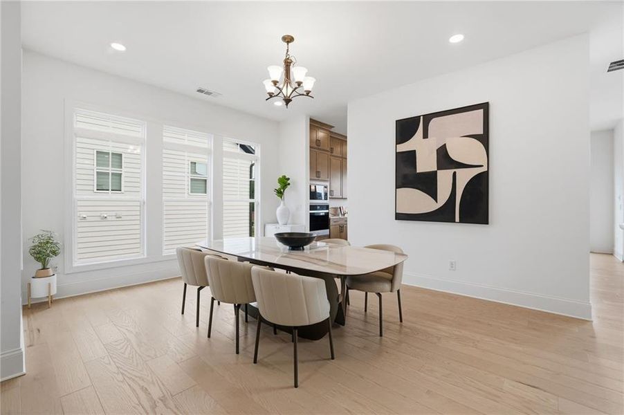 Furnished interior view inside a new home in , Woodstock (Image 42).