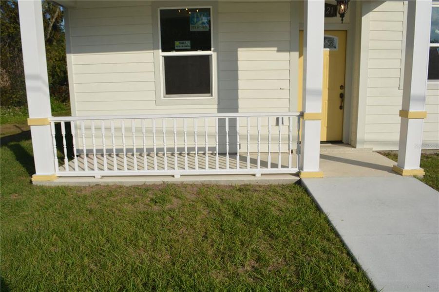 Exterior details and patio area of a home in , Sanford (Image 3).
