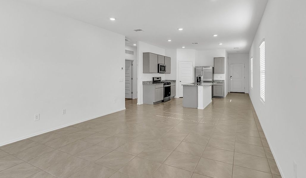 Spacious, unfurnished interior of a new home in Coronet at Gladden Farms, Marana (Image 23). Spacious, unfurnished interior of a new home in Coronet at Gladden Farms, Marana (Image 23).