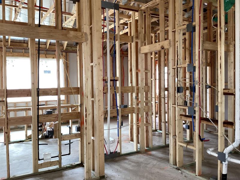 In-progress construction of a new home in Lariat, Liberty Hill, TX (Image 14).