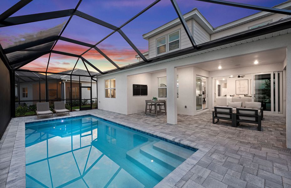 Representative exterior details of a home built from the Mystique Grande by Del Webb in Del Webb Naples, Ave Maria (Image 31).