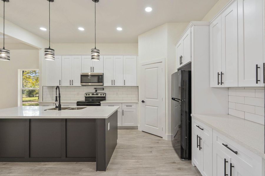 Furnished interior view inside a new home in , Willis (Image 3). Furnished interior view inside a new home in , Willis (Image 3).