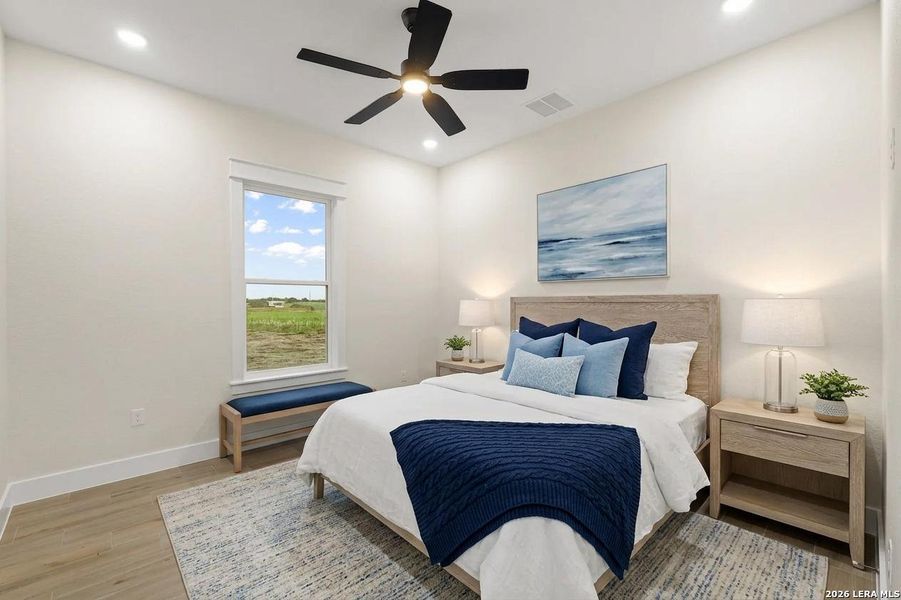 Furnished interior view inside a new home in , La Vernia (Image 14). Furnished interior view inside a new home in , La Vernia (Image 14).