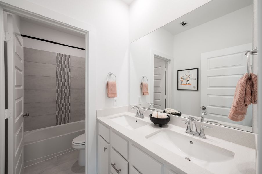 Representative furnished interior of a home built from the Wren by Tri Pointe Homes in Trillium, Richmond (Image 67). Representative furnished interior of a home built from the Wren by Tri Pointe Homes in Trillium, Richmond (Image 67).