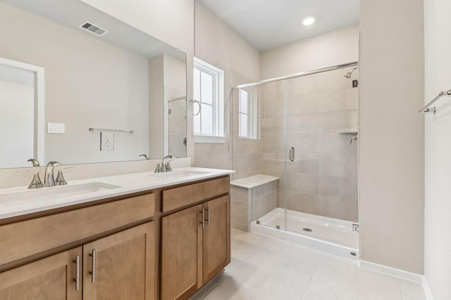 Furnished interior view inside a new home in Parkway Commons - City Series, Missouri City (Image 18).
