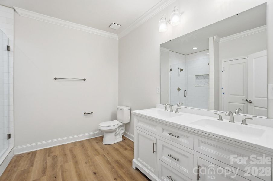 Furnished interior view inside a new home in , Albemarle (Image 9). Furnished interior view inside a new home in , Albemarle (Image 9).