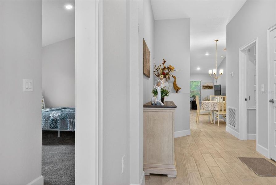 Furnished interior view inside a new home in , Inverness (Image 30).