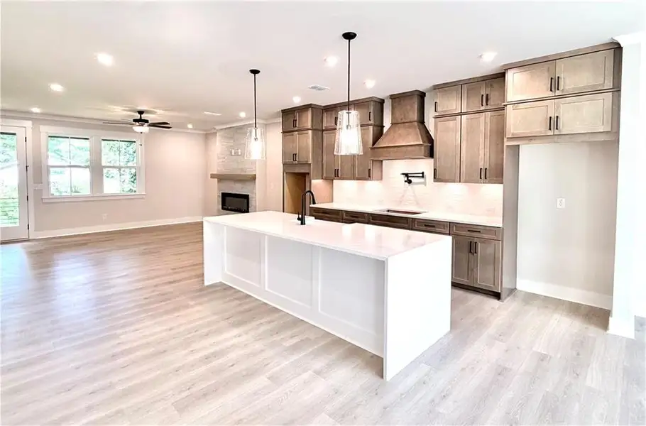Furnished interior view inside a new home in The Groves at Myrtle, Roswell (Image 8).