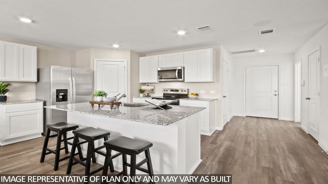 Furnished interior view inside a new home in McCrorey Trails, Conroe (Image 7).
