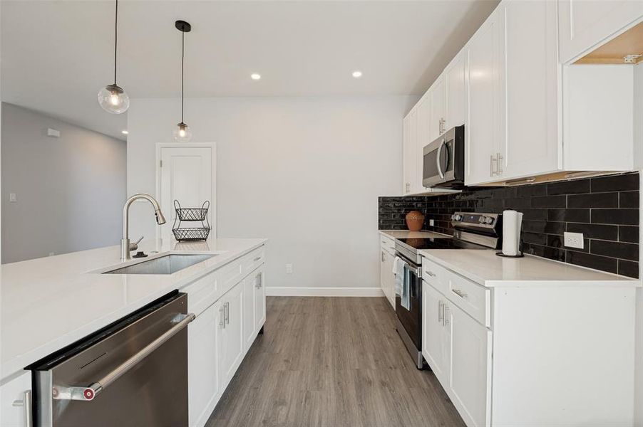 Furnished interior view inside a new home in , Cockrell Hill (Image 10).