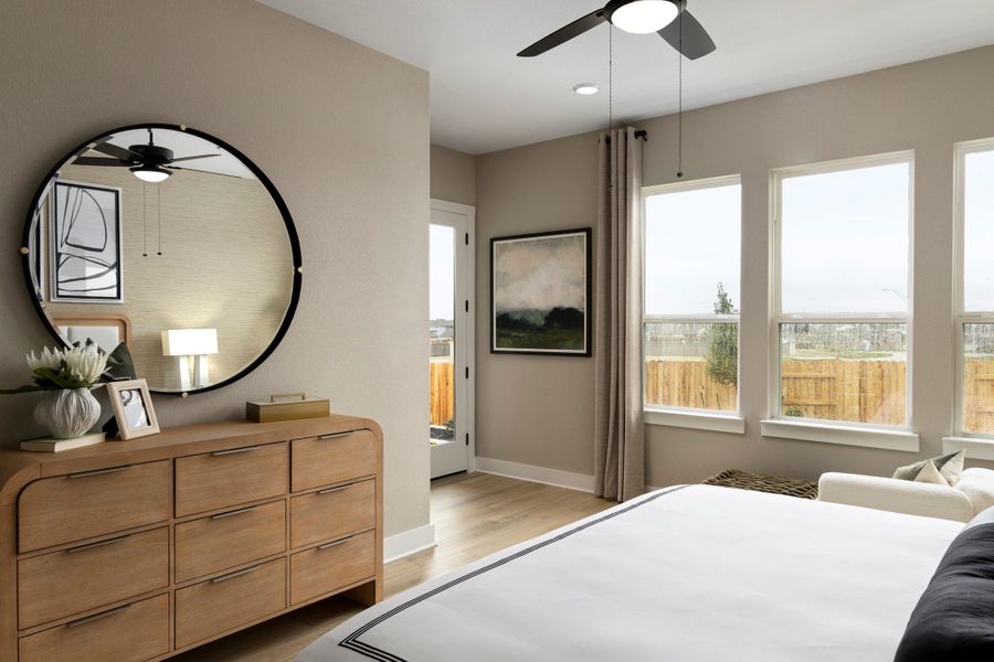 Representative furnished interior of a home built from the McKinney by Tri Pointe Homes in Lariat, Liberty Hill (Image 32).