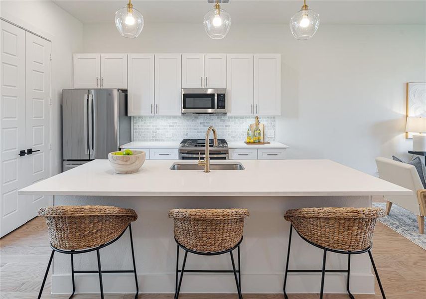 Furnished interior view inside a new home in , Dallas (Image 8). Furnished interior view inside a new home in , Dallas (Image 8).