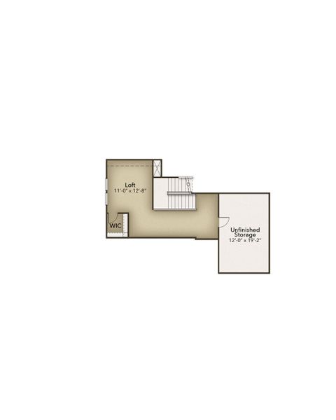 2D floor plan layout for the The Sweetbay by Chesapeake Homes in Bridgewater - Waterside Village, Little River, SC (Image 4).