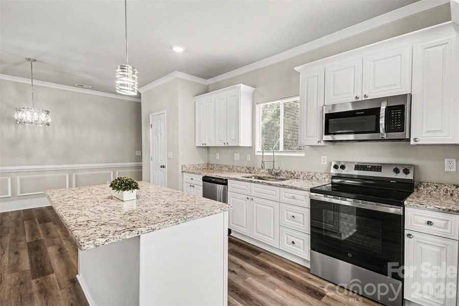 Furnished interior view inside a new home in , Charlotte (Image 8).