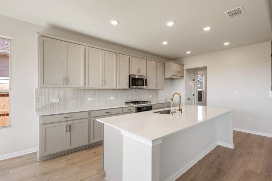 Furnished interior view inside a new home in Willow Springs, Buda (Image 9).