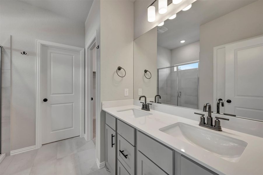 Furnished interior view inside a new home in Heritage, Dripping Springs (Image 7).