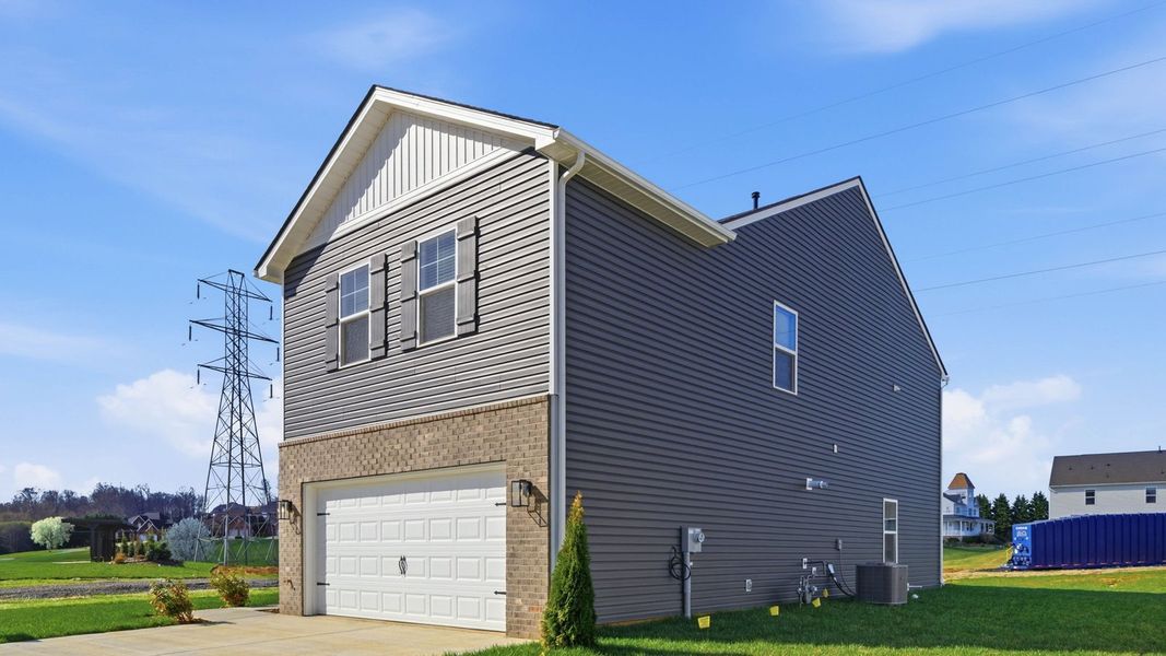 Front exterior of a new home in Fieldcrest Acres, Blountville, TN, highlighting curb appeal (Image 20).