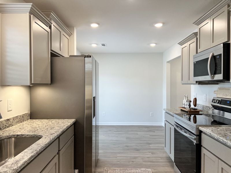 Furnished interior view inside a new home in Wheatfield, Shelbyville (Image 4).