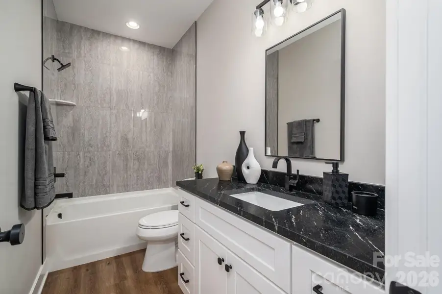 Furnished interior view inside a new home in , Lowell (Image 4).
