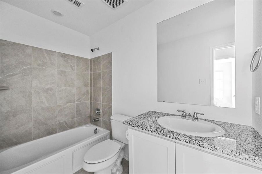 Furnished interior view inside a new home in Wright Farms: Watermill Collection, Dallas (Image 5).