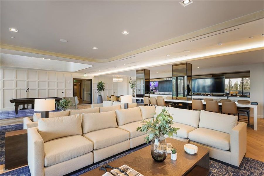 Furnished interior view inside a new home in The Dillon Buckhead, Atlanta (Image 19).