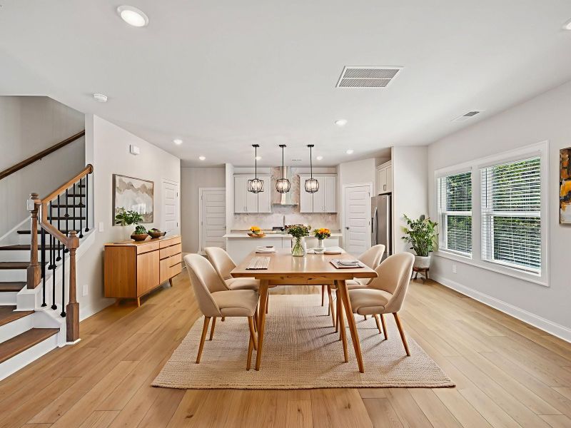 The Bayview floorplan with the Modern Rustic Harbor interior package.