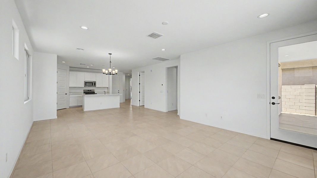 Representative furnished interior of a home built from the Acacia II by DRB Homes in Apache Farms, Buckeye (Image 5).