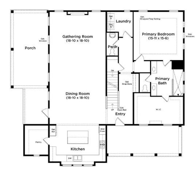 2D floor plan layout of this home in , Mount Pleasant, SC (Image 2).