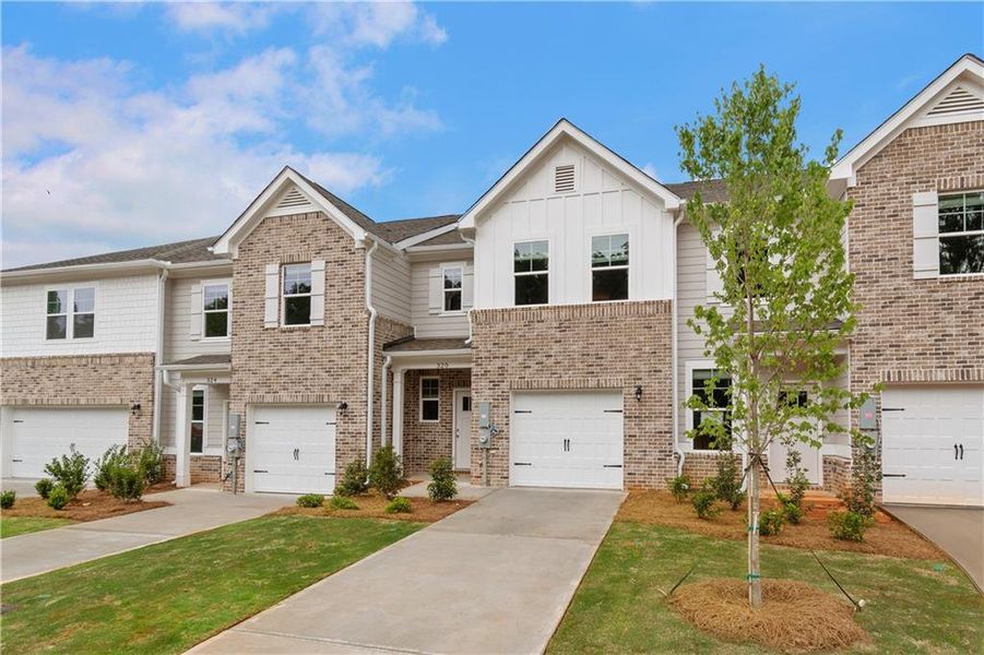 Exterior details and patio area of a home in Avery Landing, McDonough (Image 24).