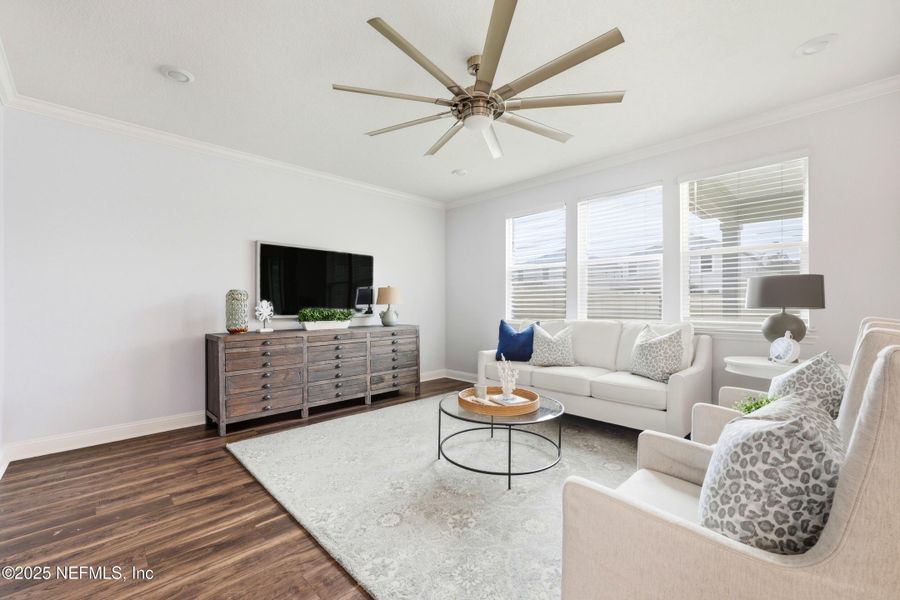 Furnished interior view inside a new home in , St. Augustine (Image 6).