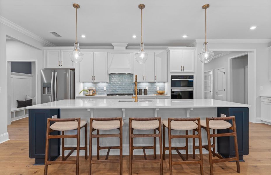 Extra Seating at Large Kitchen Island Extra Seating at Large Kitchen Island