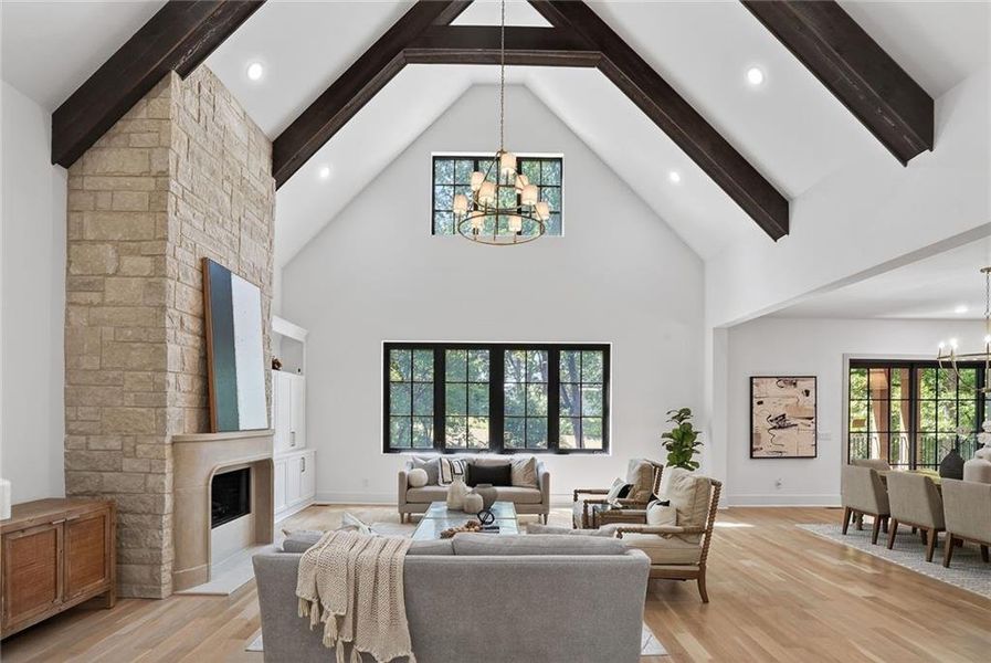Furnished interior view inside a new home in , Roswell (Image 13).