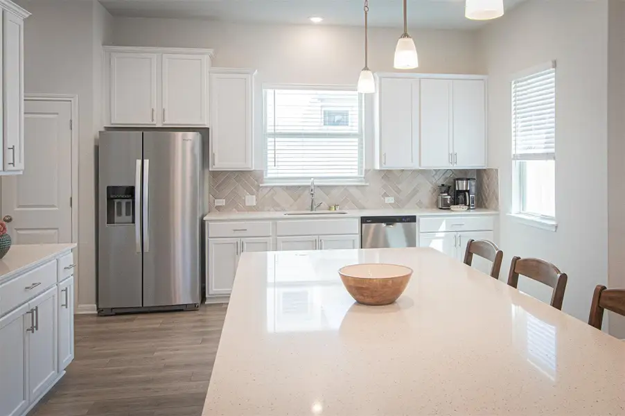 Furnished interior view inside a new home in Sage Hollow, Kyle (Image 9).