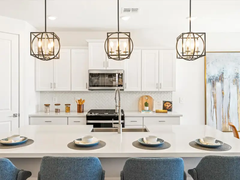 Furnished interior view inside a new home in Mountain View Estates Signature Series, Buckeye (Image 4).