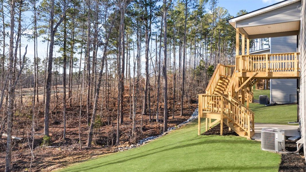 Exterior details and patio area of a home in Southwind Village, Evans (Image 30).