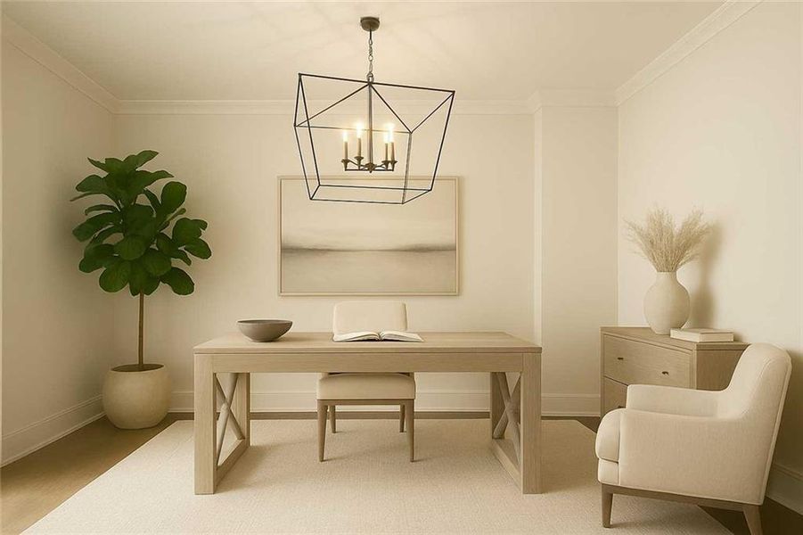 Furnished interior view inside a new home in , Ball Ground (Image 6).