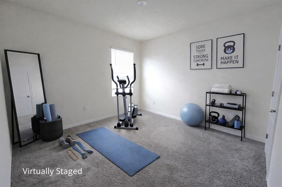 Furnished interior view inside a new home in Wind Meadows South, Bartow (Image 44).