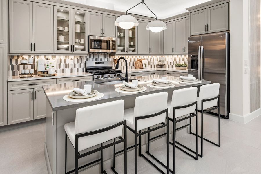 Representative furnished interior of a home built from the Bismarck by GL Homes in Valencia Parc at Riverland, Port St. Lucie (Image 6).
