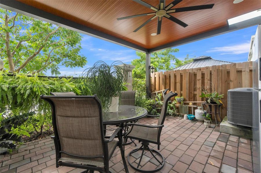 Exterior details and patio area of a home in , Florida City (Image 1). Exterior details and patio area of a home in , Florida City (Image 1).