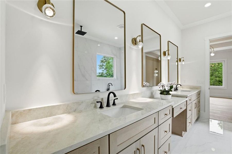Furnished interior view inside a new home in , Dacula (Image 12).