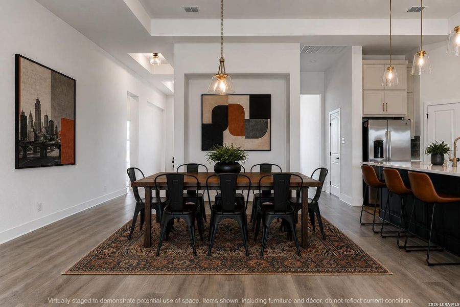 Furnished interior view inside a new home in Megan's Landing, Castroville (Image 13). Furnished interior view inside a new home in Megan's Landing, Castroville (Image 13).